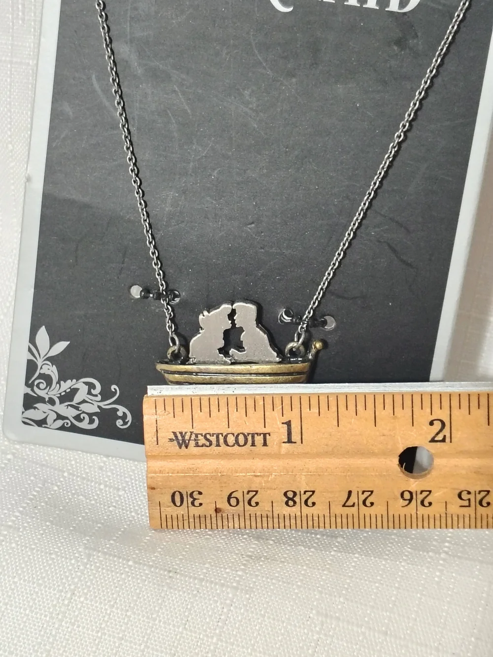 Disney The Little Mermaid Silver & Gold Pendant Necklace